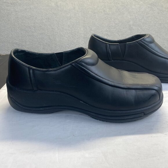 Dansko Womens Size 40 Shoes Loafer Slip On Flat Bicycle Toes Black,Comfort - Picture 12 of 14